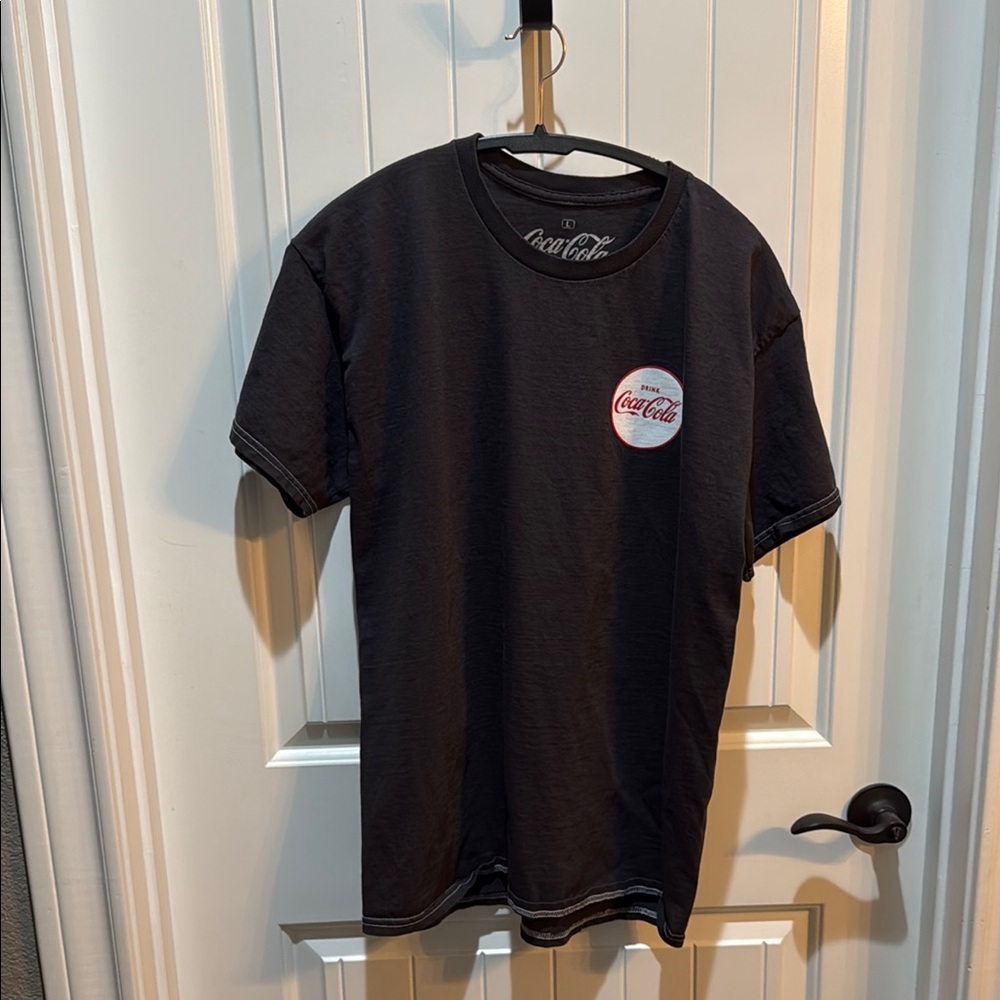 Coca Cola Black graphic T-Shirt for Men
